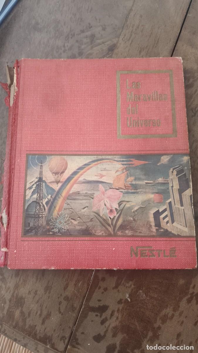 Coleccionismo &aacute;lbumes: Album cromos Nestl&eacute; maravillas del universo