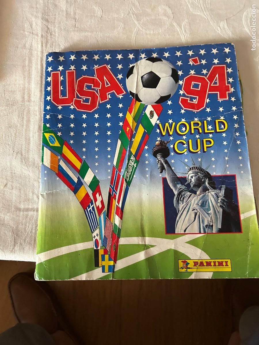 Coleccionismo &aacute;lbumes: USA 94 ALBUM COMPLETO A FALTA DE 12 CROMOS