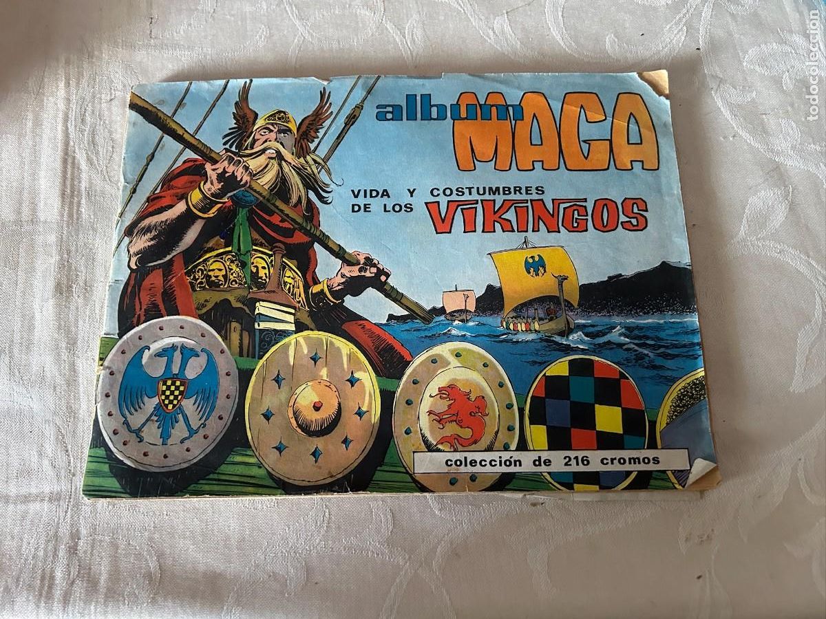Collectable Incomplete Albums: VIDA Y COSBRES DE LOS VIKINGOS ALBUM CON 67 CROMOS SE PUEDE LLEGAR A VENDER SUELTOS