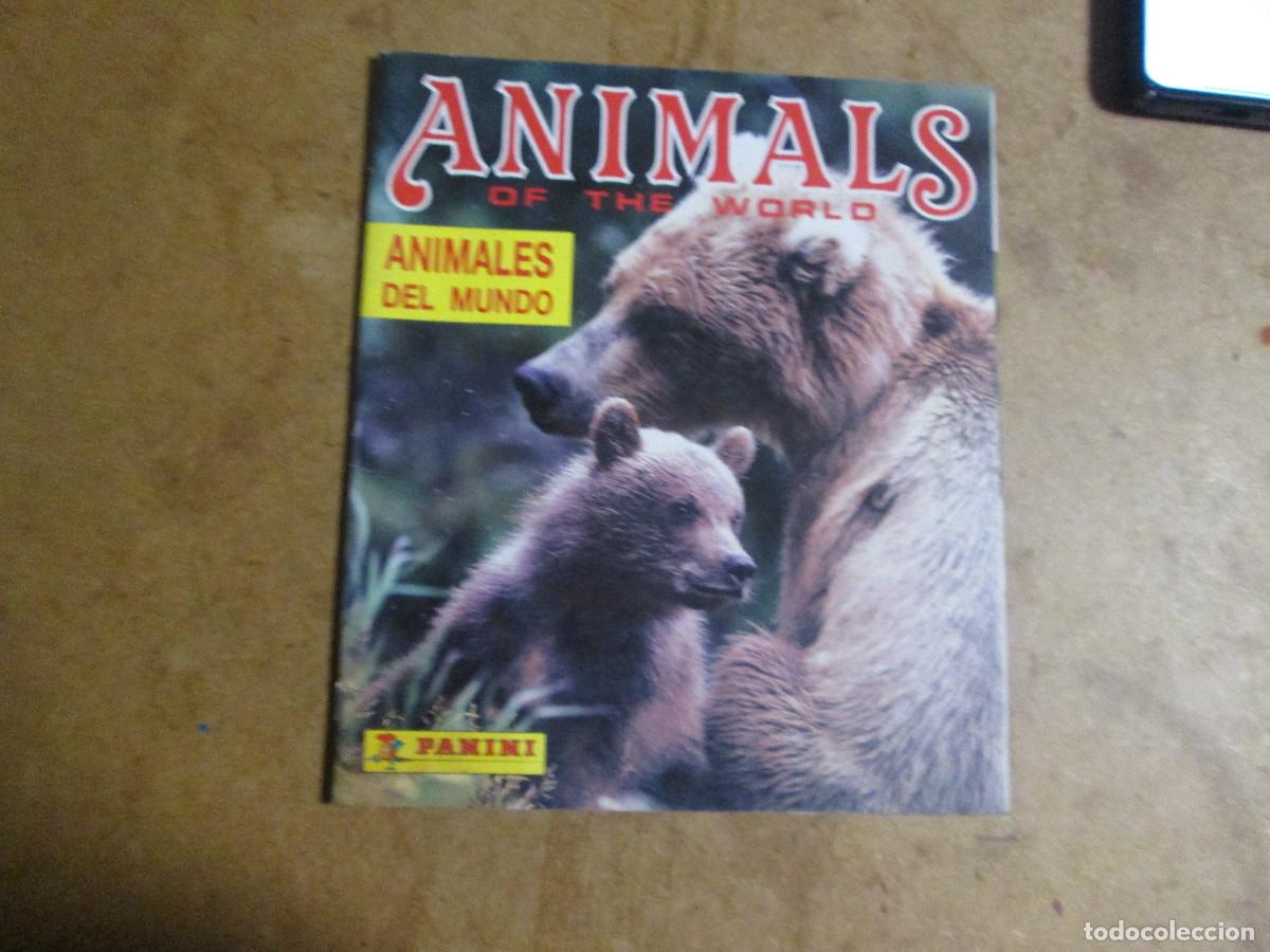 Coleccionismo &aacute;lbumes: album vac&iacute;o, Animals of the world ( animales del mundo ), panini