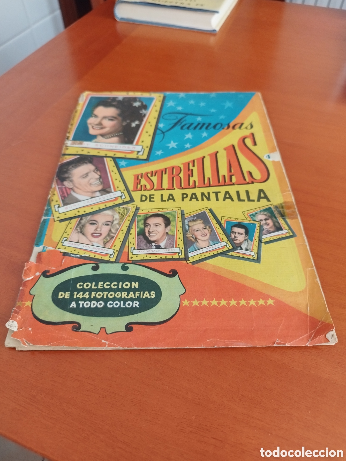 Collectionnisme Albums: ALBUM: FAMOSAS ESTRELLAS DE LA PANTALLA. 144 CROMOS. CASI COMPLETO (FALTAN 5). ED. BRUGUERA, 1958.