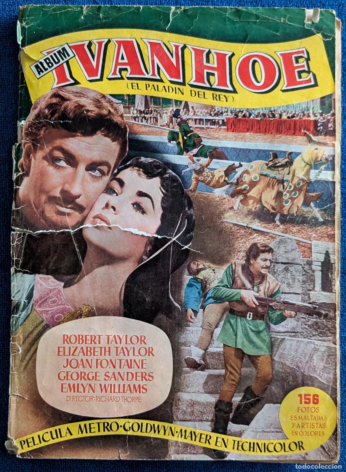 Coleccionismo &aacute;lbumes: Ivanhoe - El palad&iacute;n del Rey - Cliper (1954)