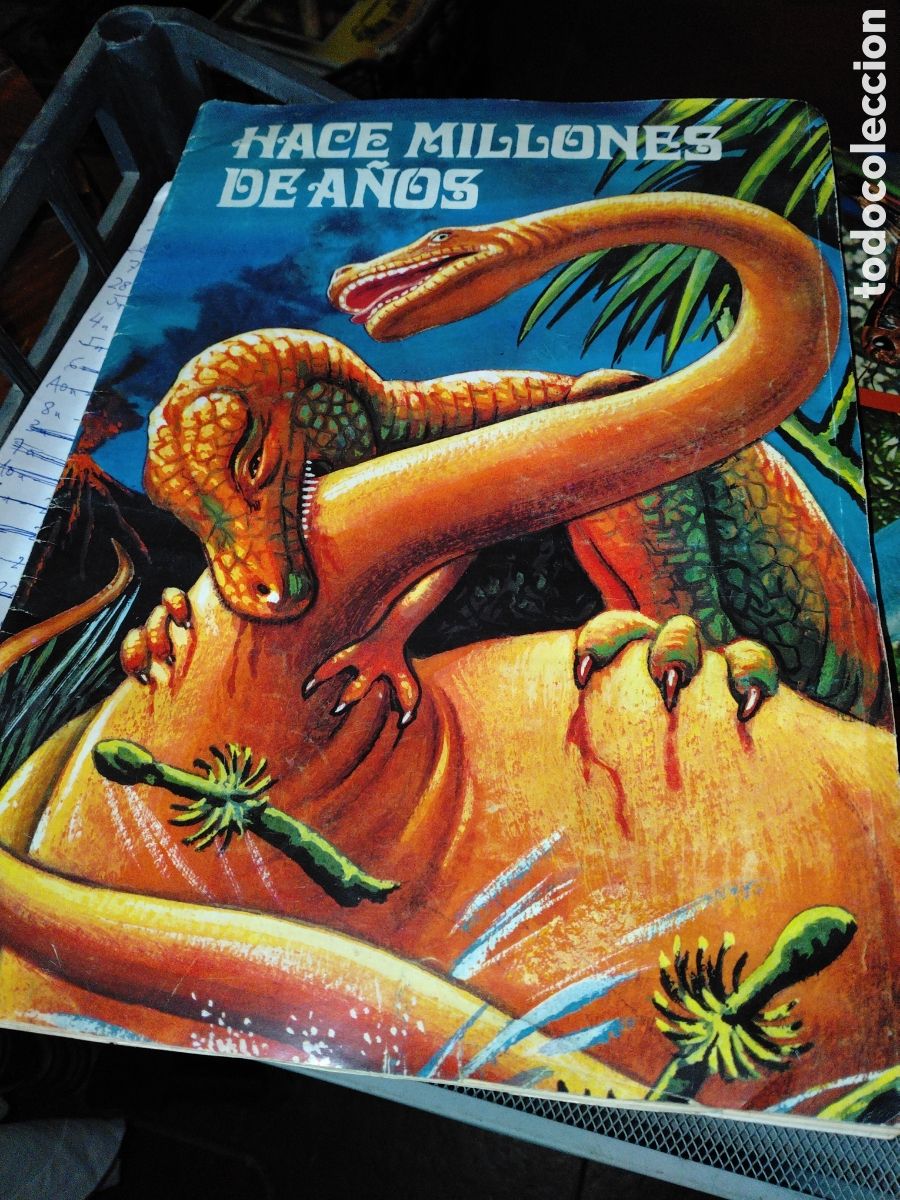 Coleccionismo &aacute;lbumes: HACE MILLONES DE A&Ntilde;OS - &Aacute;LBUM DE CROMOS - EDITORIAL RUIZ ROMERO 1970.