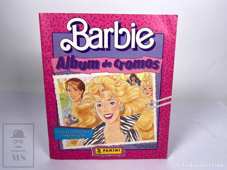 Coleccionismo &aacute;lbumes: Antiguo Album de Cromos - Barbie - Panini - Casi Completo / Faltan 3 Cromos - A&ntilde;o 1989