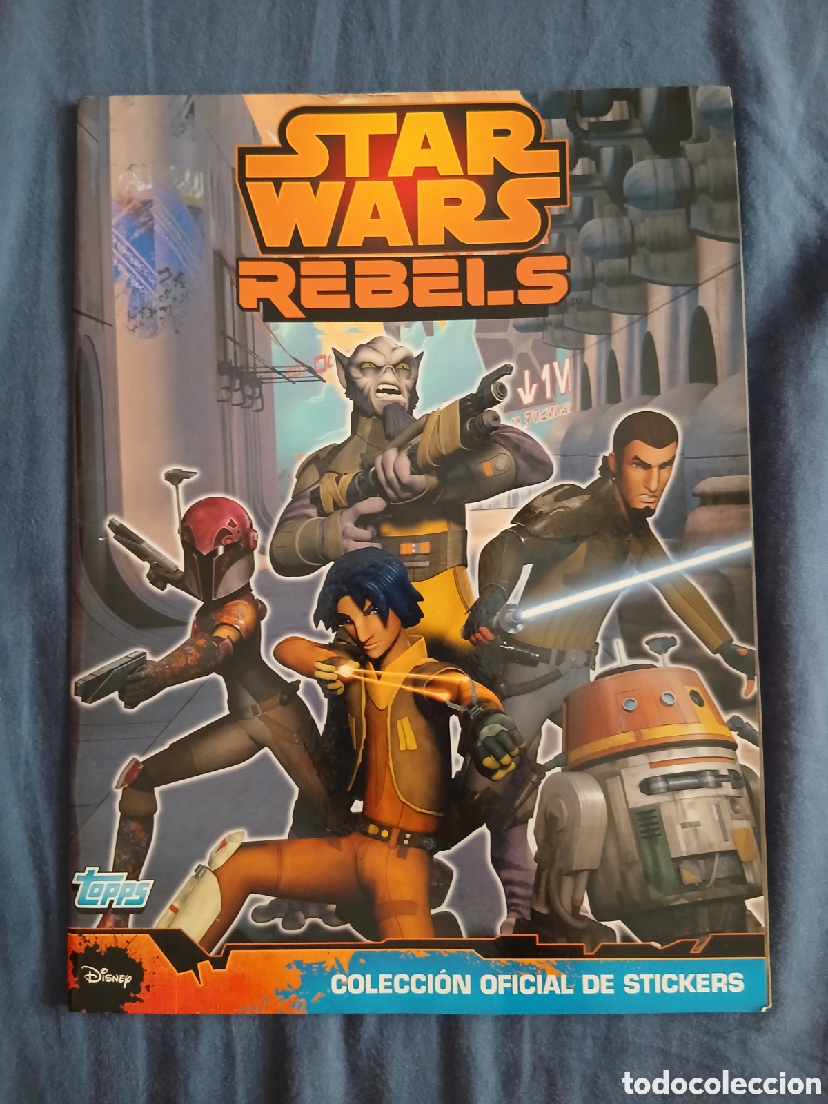 Coleccionismo &aacute;lbumes: &Aacute;lbum Cromos Star Wars Rebels -Topps 2.014- Disney