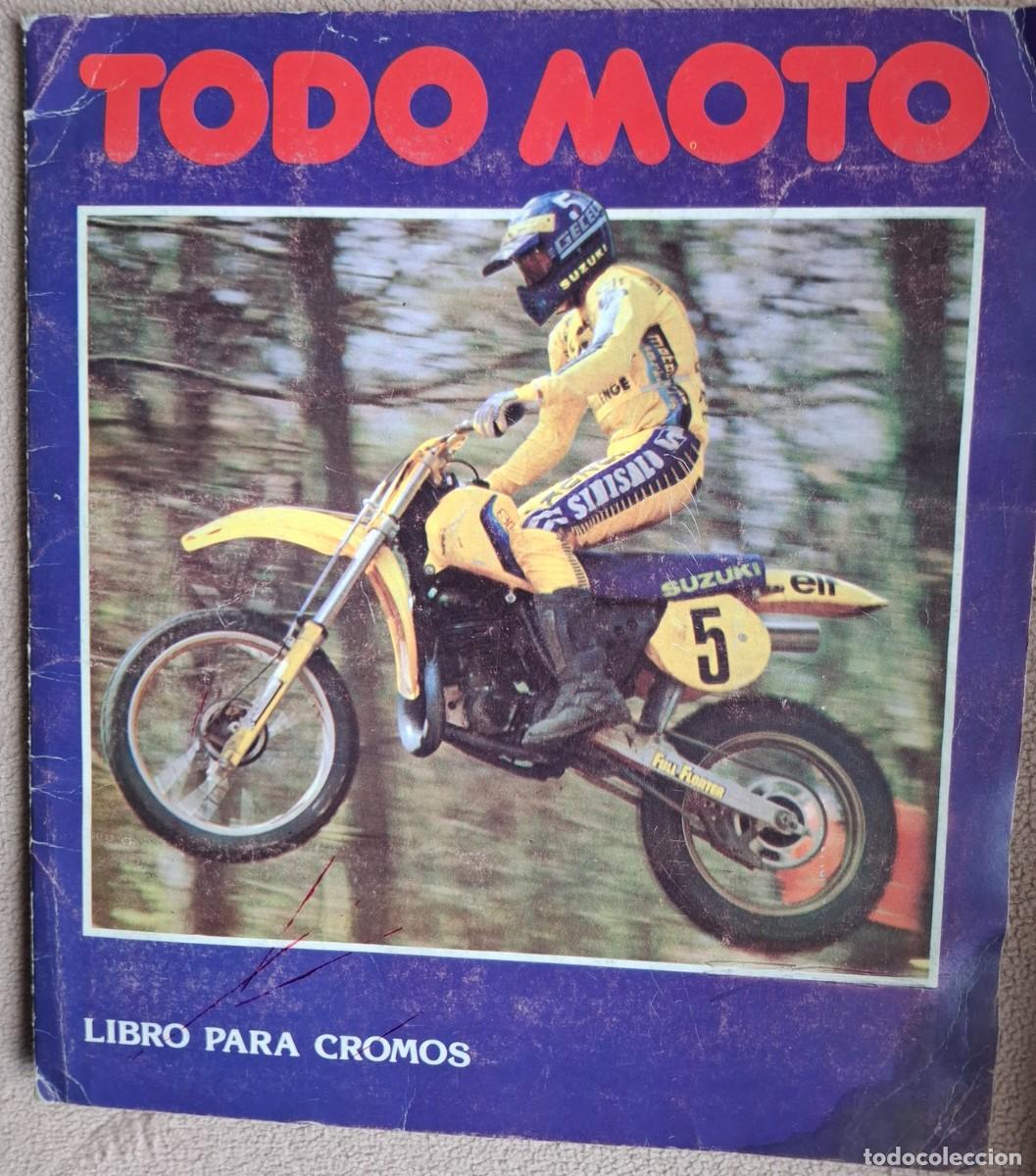 Coleccionismo &aacute;lbumes: Album de cromos Todo Moto de Cromos Cano a&ntilde;o 1982