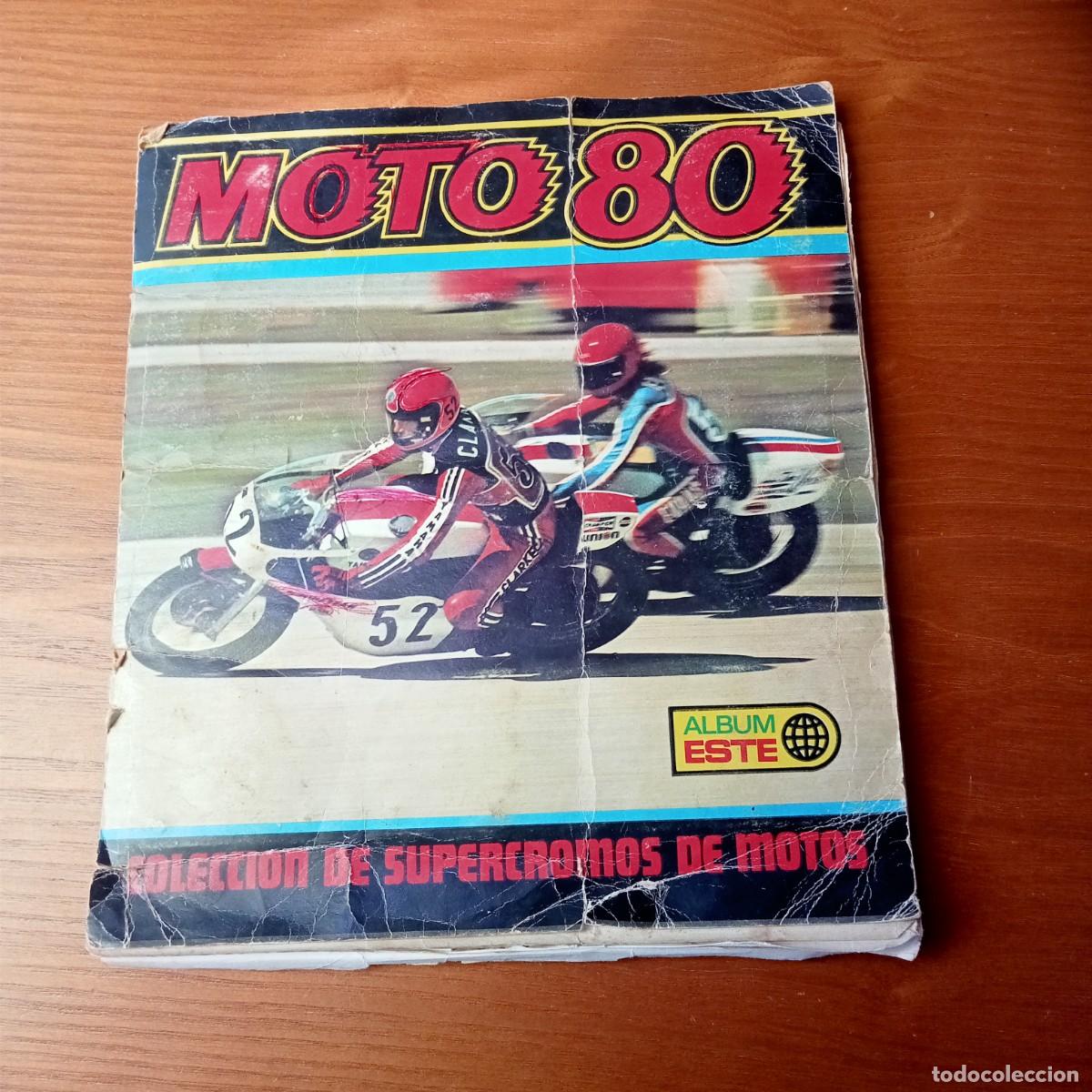 Coleccionismo &aacute;lbumes: catalogo album de moto 80