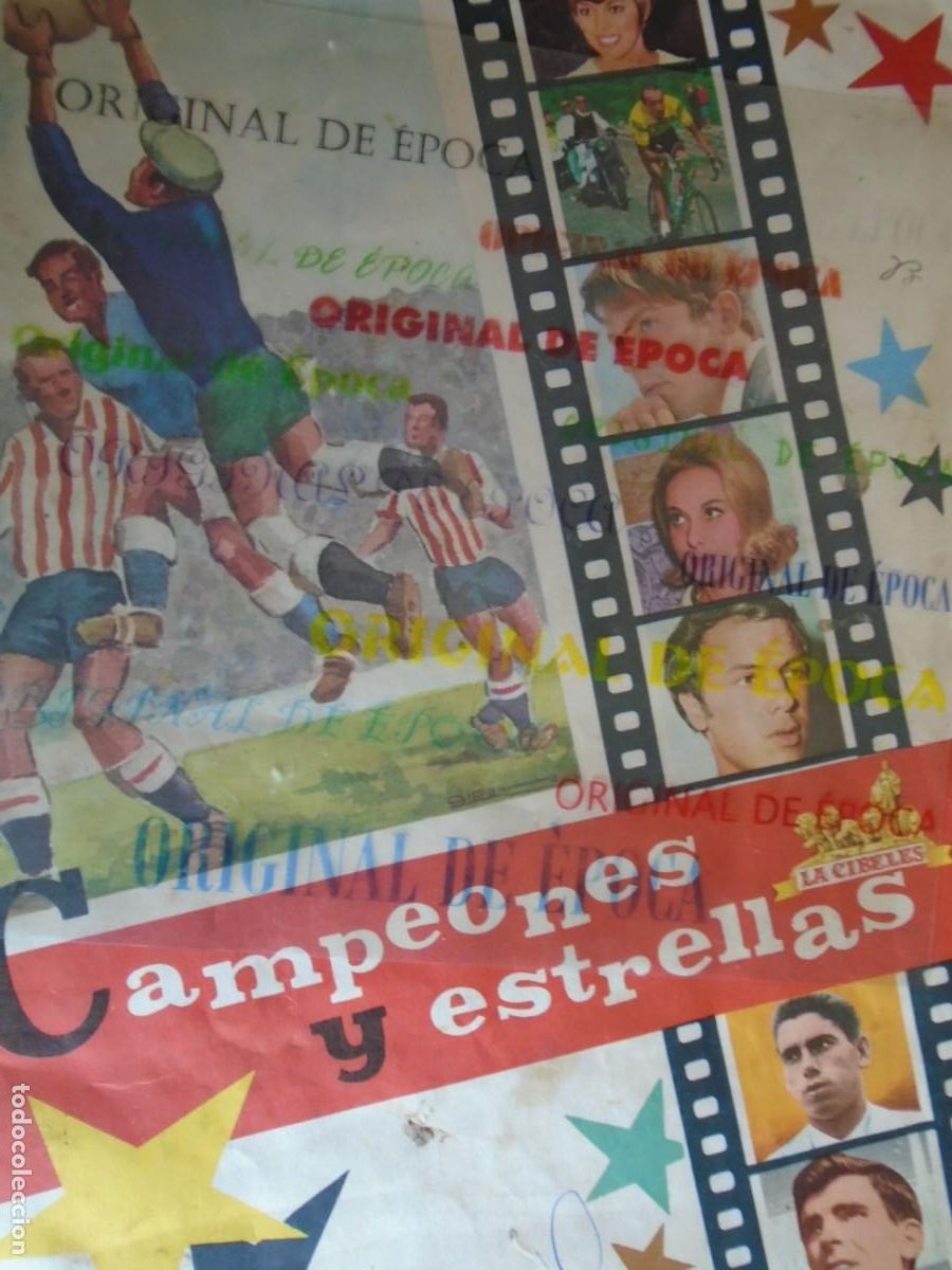 Coleccionismo &aacute;lbumes: (AL-260901)&Aacute;lbum Campeones y Estrellas. Las Cibeles. Con Cassius Clay 1967.FUTBOL,BOXEO,CICLISMO,ETC