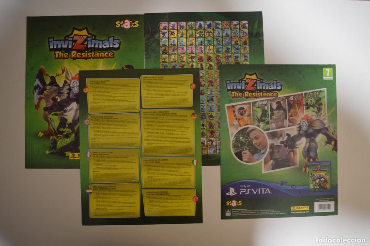 Coleccionismo &aacute;lbumes: PANINI INVIZIMALS THE RESISTANCE STAKS PORTADAS CONTRAPORTADAS INCLUYE CHECKLIST 2015
