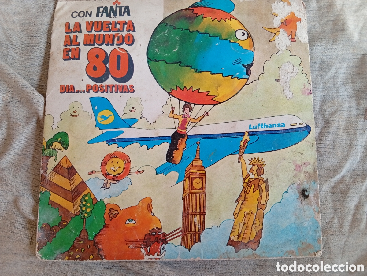 Coleccionismo &aacute;lbumes: Album Fanta la vuelta al mundo en 80 dias