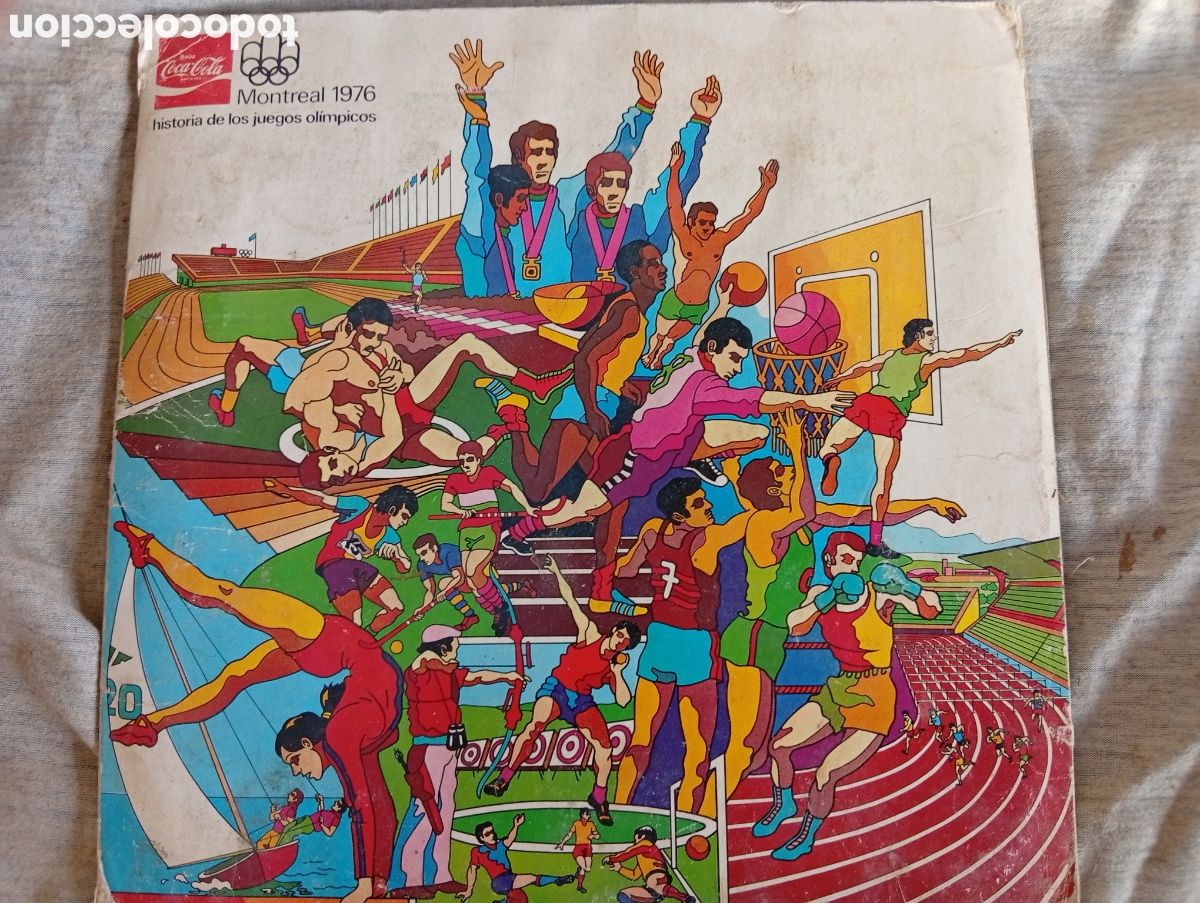 Coleccionismo &aacute;lbumes: Album Cocacola olimpiadas 1977