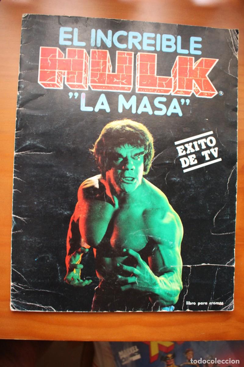 Coleccionismo &aacute;lbumes: &Aacute;lbum El increible Hulk. La masa de Fher. Para rescatar cromos.