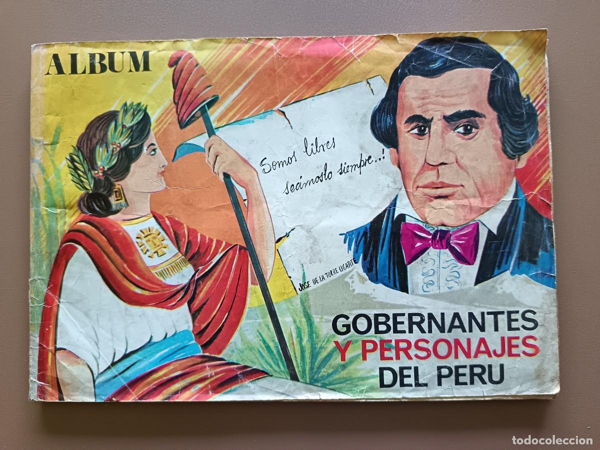 Coleccionismo &aacute;lbumes: GOBERNANTES Y PERSONAJES DE PER&Uacute;- F-3