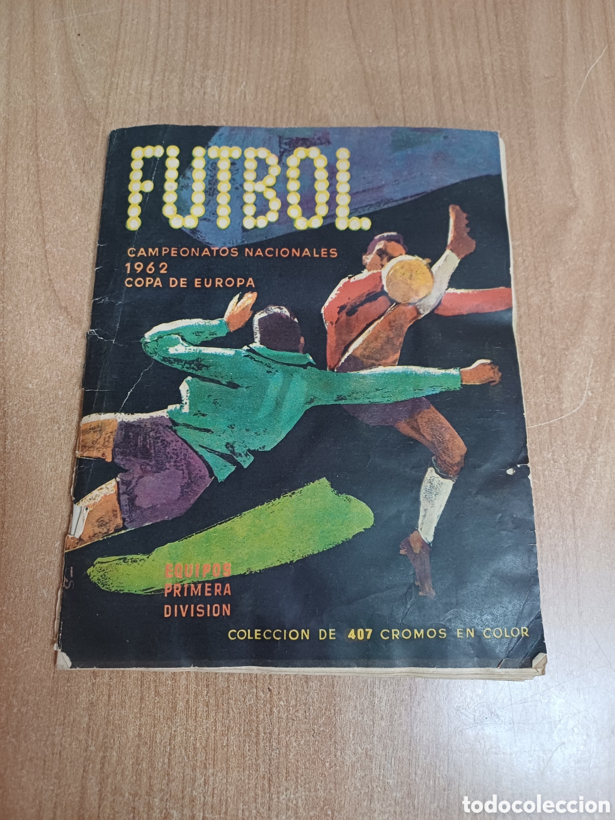 Coleccionismo &aacute;lbumes: &Aacute;LBUM CROMOS FUTBOL, CAMPEONES NACIONALES 1962, COPA DE EUROPA,RUIZ ROMERO, FALTA 1 CROMO (363)
