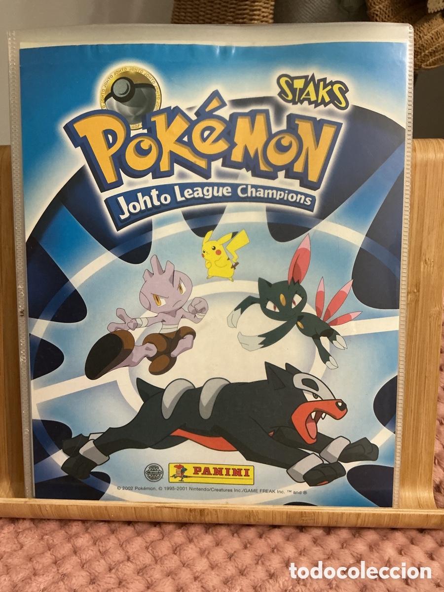 Collectable Incomplete Albums: &Aacute;LBUM POK&Eacute;MON STAKS JOHTO LEAGUE CHAMPIONS