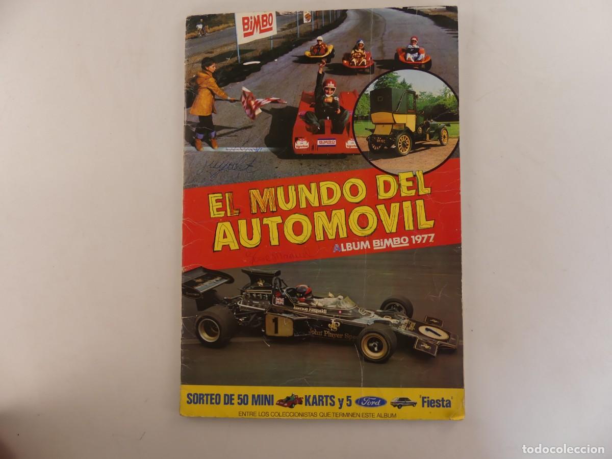 Collezionismo Album: ALBUM DE CROMOS INCOMPLETO - EL MUNDO DEL AUTOMOBIL