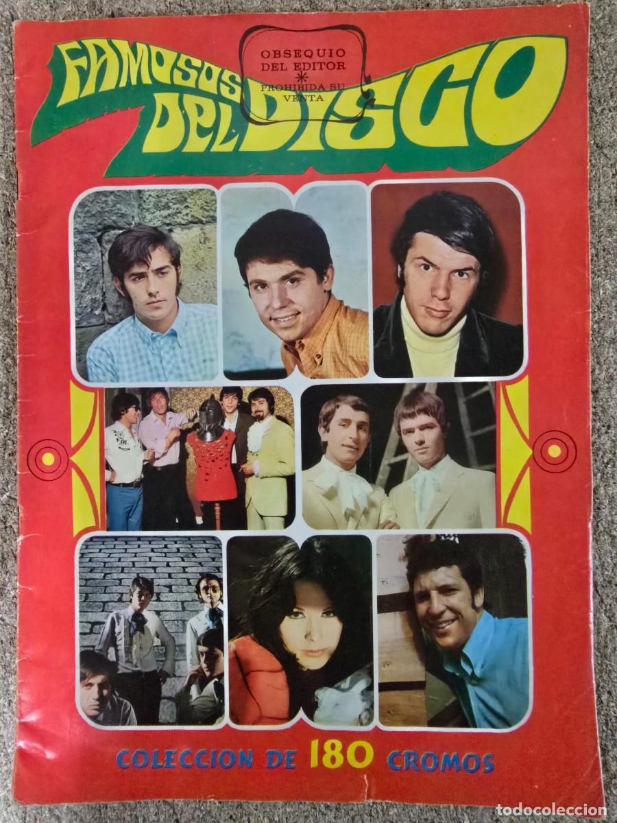 Coleccionismo &aacute;lbumes: Album Cromos Famosos del Disco.Vacio.Ediciones Este