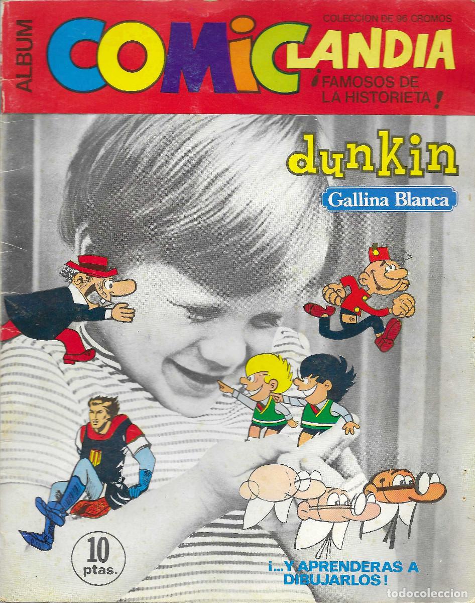 Coleccionismo &aacute;lbumes: &Aacute;lbum COMICLANDIA. Colecci&oacute;n de 96 cromos. &iexcl;Famosos de la historieta!