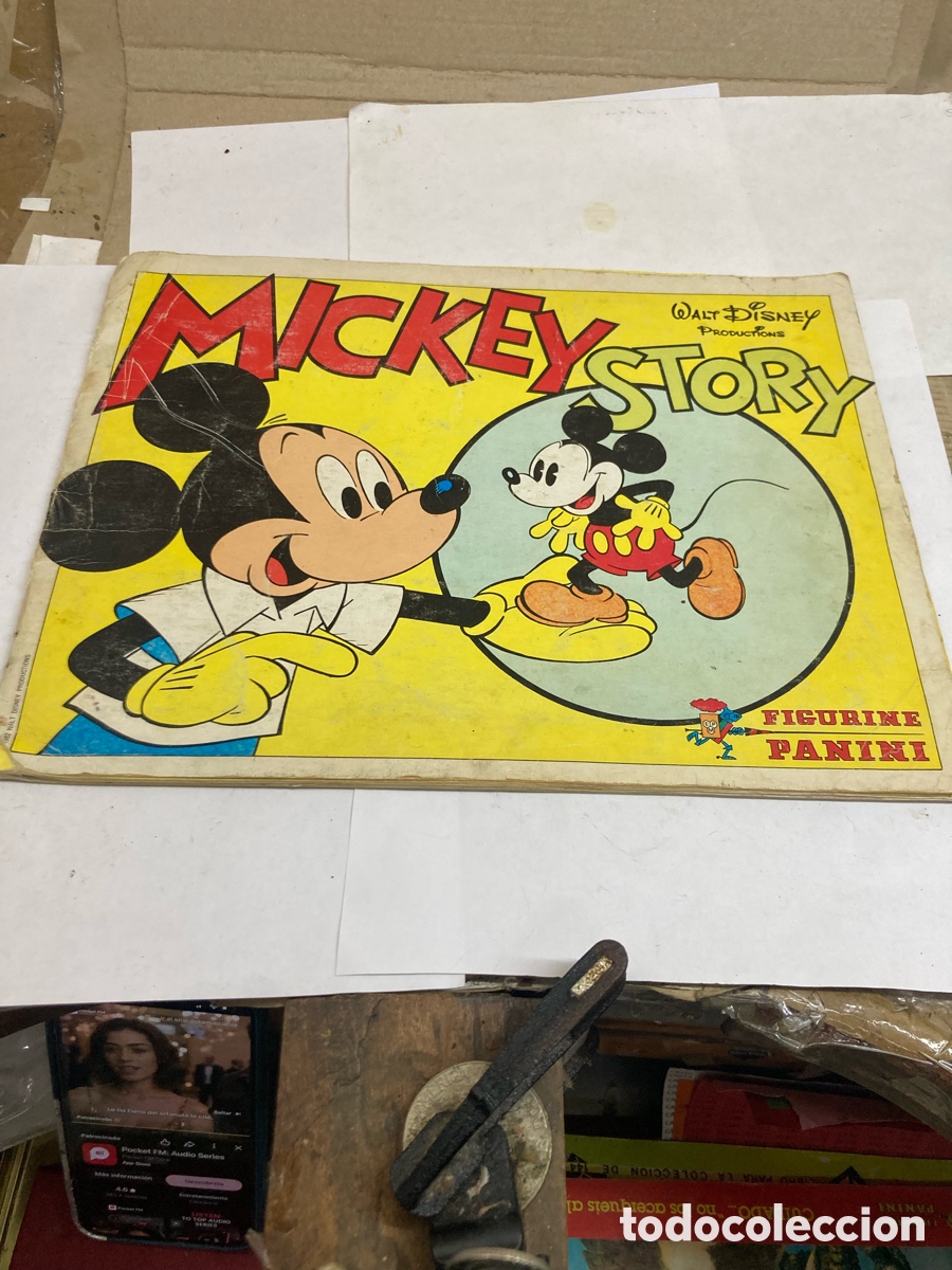 Coleccionismo &aacute;lbumes: &aacute;lbum de cromos cl&aacute;sico titulado &rdquo;Mickey Story&rdquo;, editado por Panini
