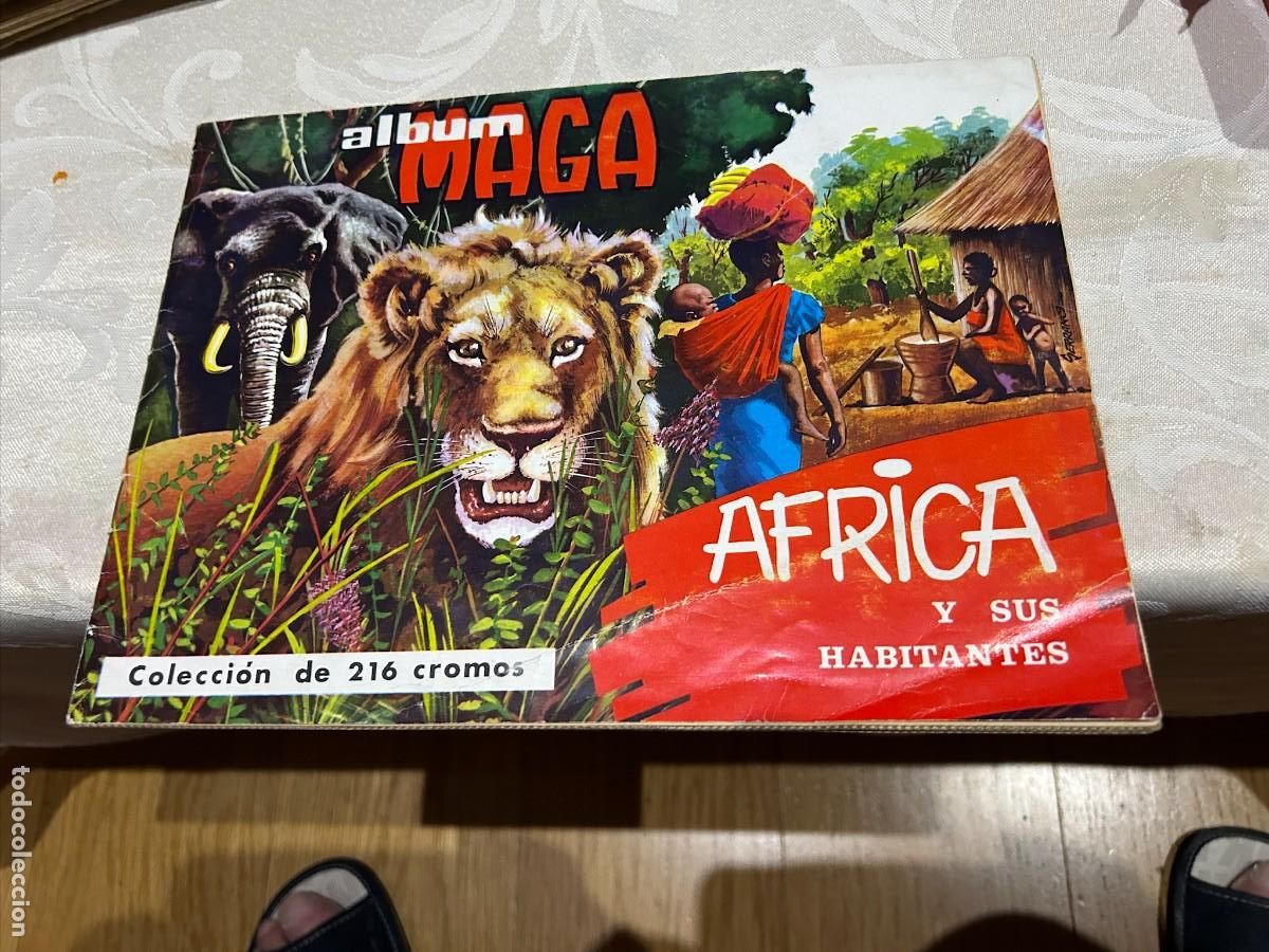 Coleccionismo &aacute;lbumes: africa album incompleto con unos 200 cromos buen estado