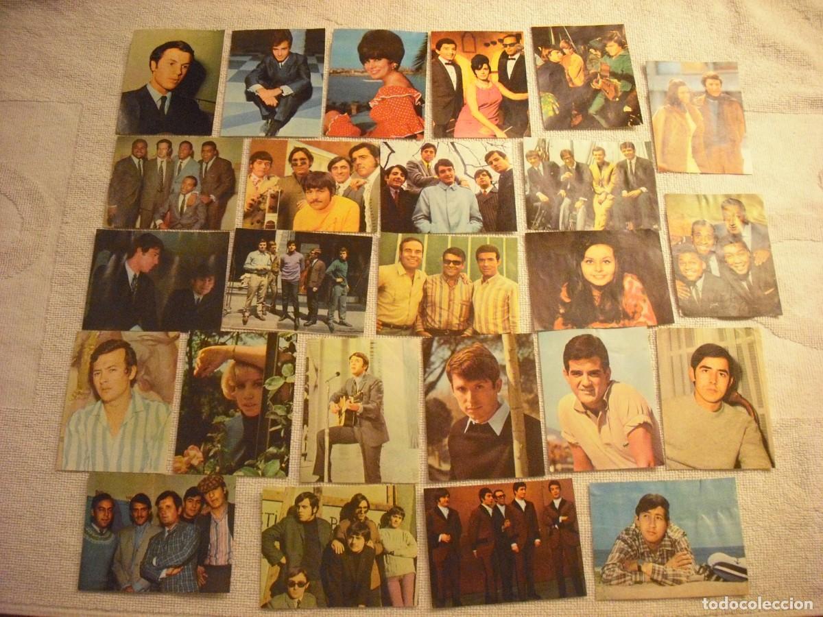 Collectable Incomplete Albums: CANTANTES Y CONJUNTOS, LOTE DE 25 CROMOS