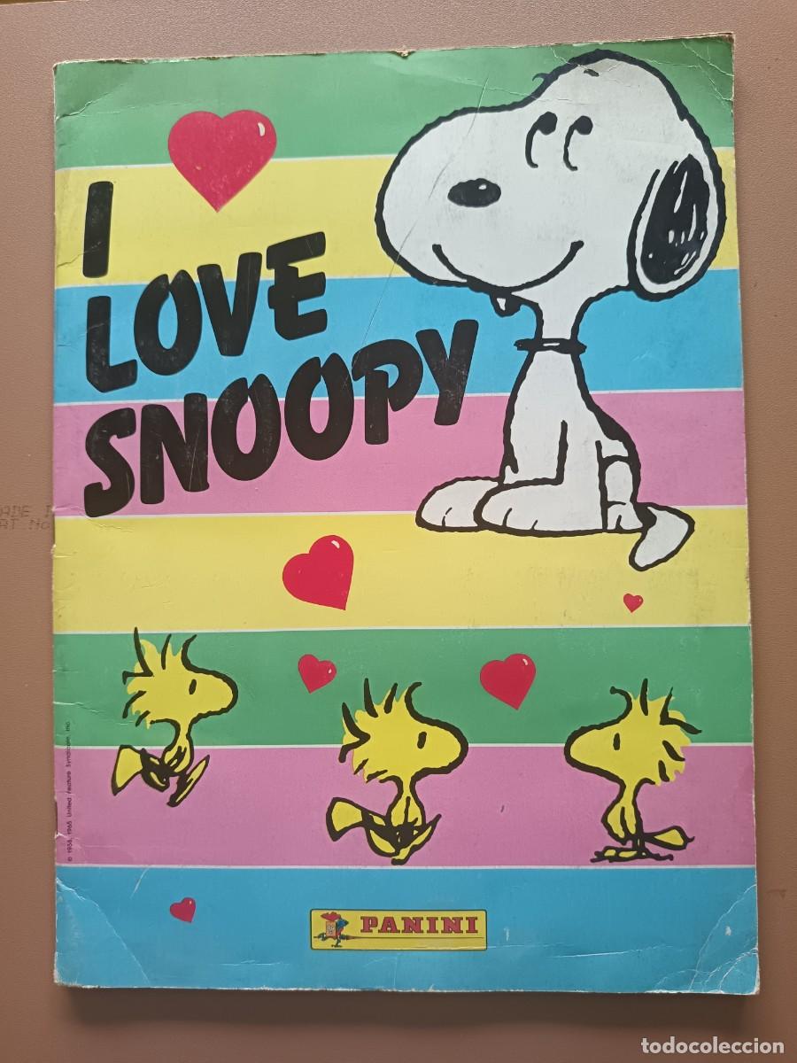 Coleccionismo &aacute;lbumes: I LOVE SNOOPY- PANINI -F-1 - 1987