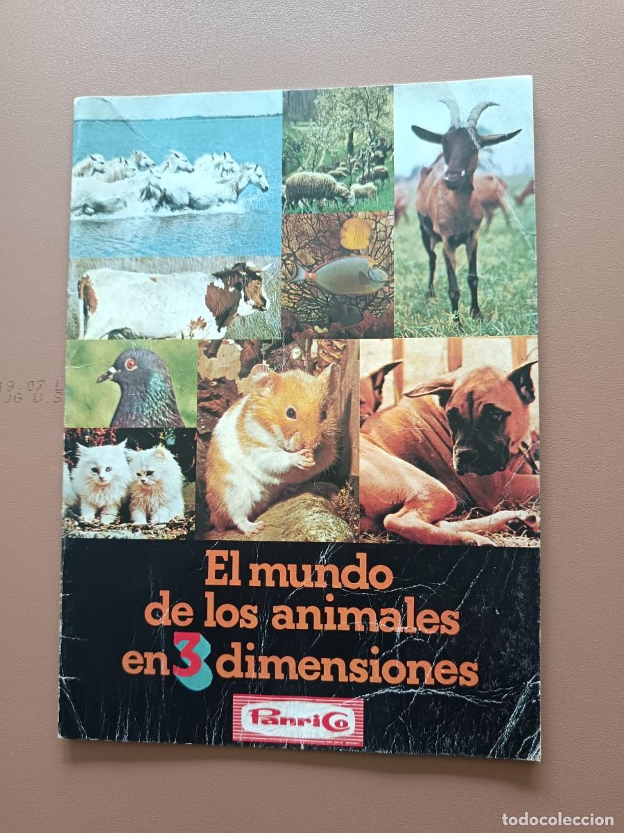 Colecionismo Cadernetas: EL MUNDO DE LOS ANIMALES EN 3 D- PAN RICO- VACIO