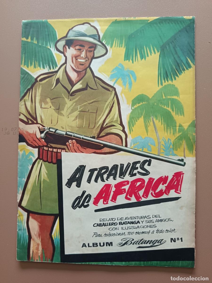 Colecionismo Cadernetas: A TRAV&Eacute;S DE &Aacute;FRICA- N&ordm;-1- CH. BATANGA- F-38