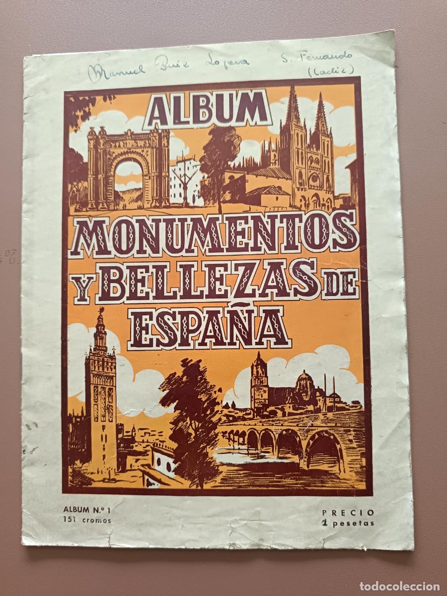 Coleccionismo &aacute;lbumes: MONUMENTOS Y BELLEZAS DE ESPA&Ntilde;A. ALBUM 1&ordm;- CASULLERAS