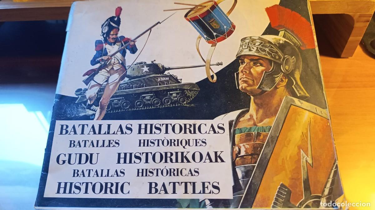 Coleccionismo &aacute;lbumes: ALBUM DE CROMOS BATALLAS HIST&Oacute;RICAS - DIFUSORA DE CULTURA,S.A. 1974 - INCOMPLETO.