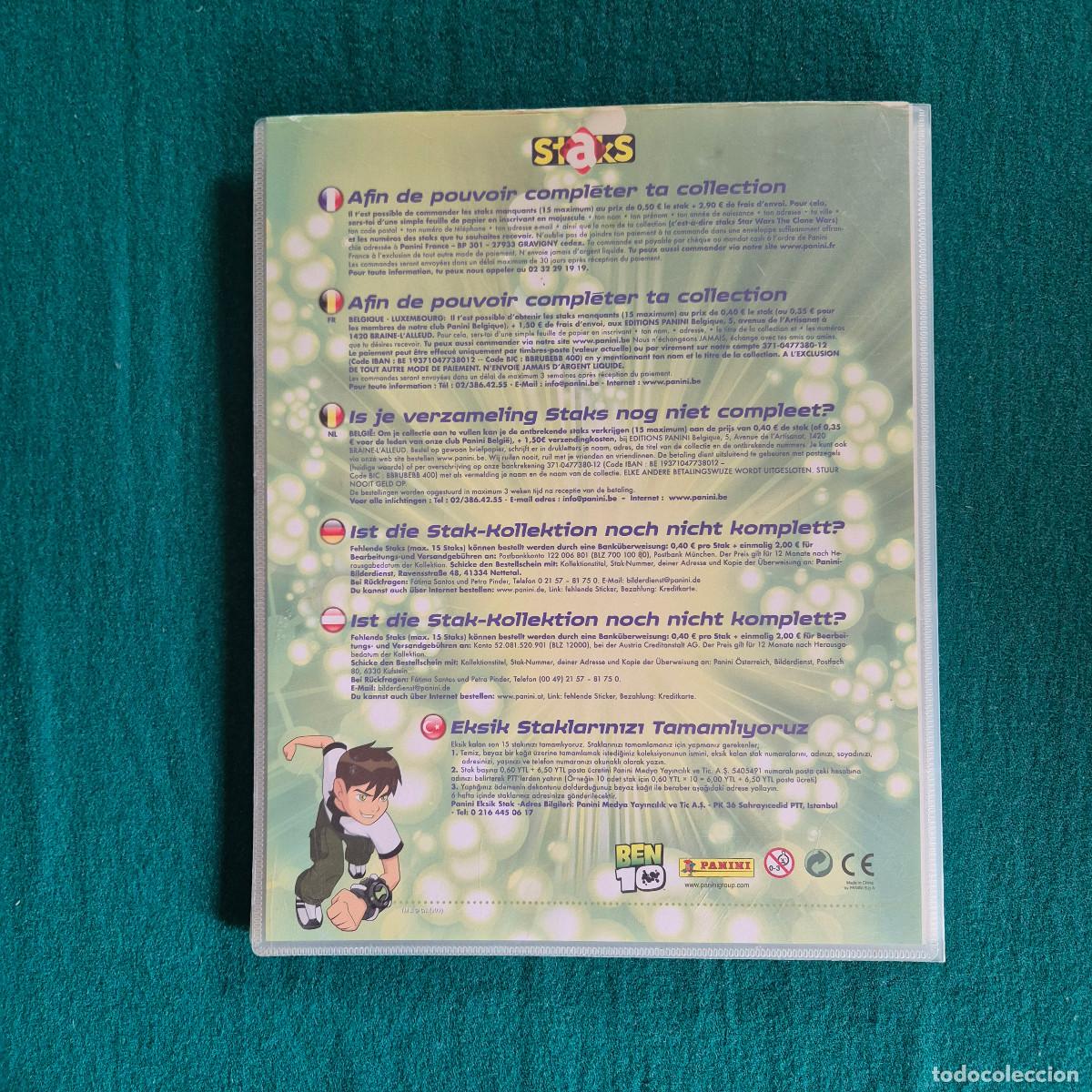 Coleccionismo &aacute;lbumes: BEN 10 PANINI STAKS . - Foto 11