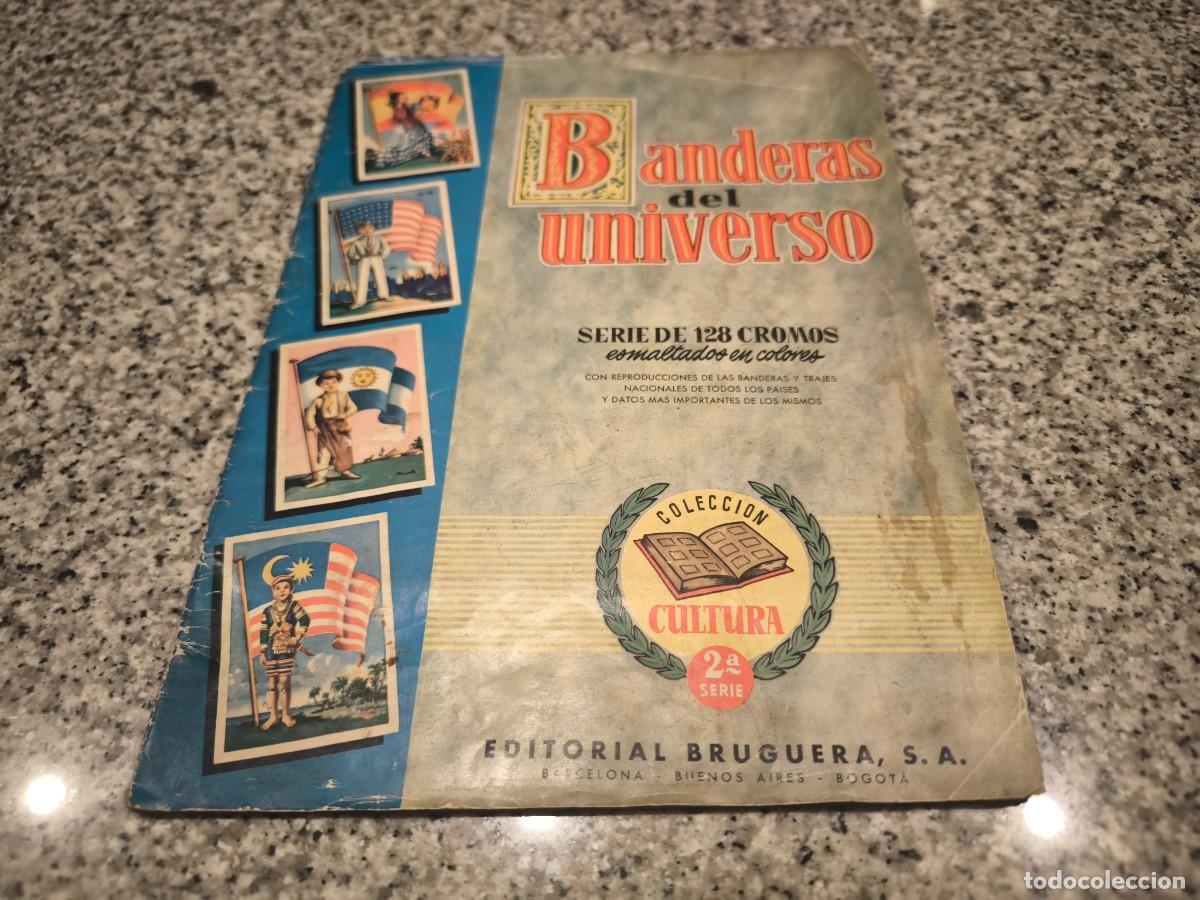 Coleccionismo &aacute;lbumes: Album banderas del universo - editorial bruguera (a falta de 5 cromos)