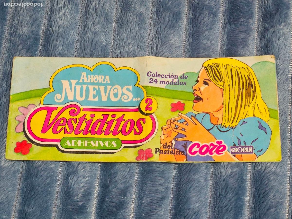 Coleccionismo &aacute;lbumes: ALBUM CROPAN - VESTIDITOS 2 - PASTELITO CORE - CONTIENE 9 CROMOS.
