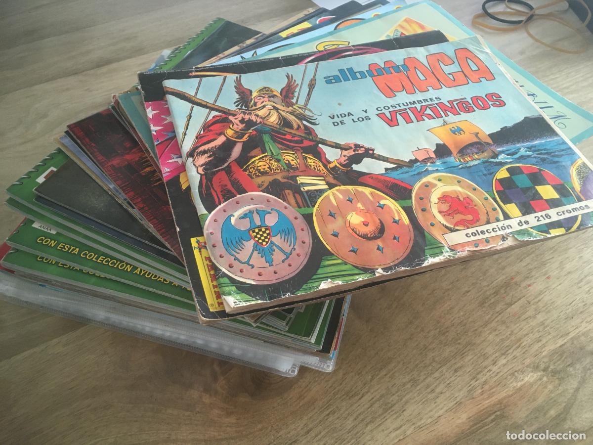 Colecionismo Cadernetas: lote 22 albums de cromos variados
