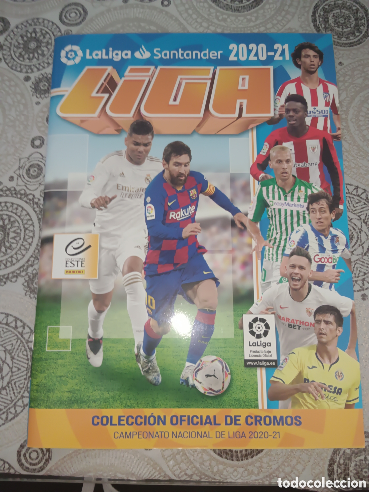 Coleccionismo &aacute;lbumes: Album vac&iacute;o liga Santander 2020/21