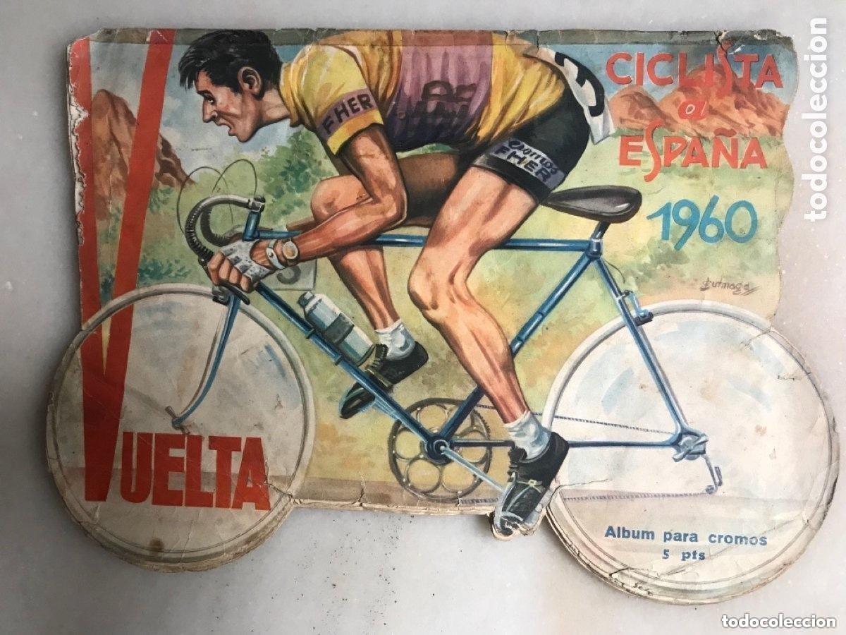 Coleccionismo &aacute;lbumes: &Aacute;lbum cromos troquelado vuelta ciclista a Espa&ntilde;a 1960. Ed Fher