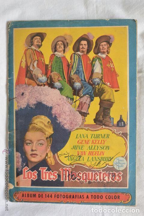 Coleccionismo &aacute;lbumes: ALBUM CROMOS LOS TRES MOSQUETEROS EDITORIAL BRUGUERA