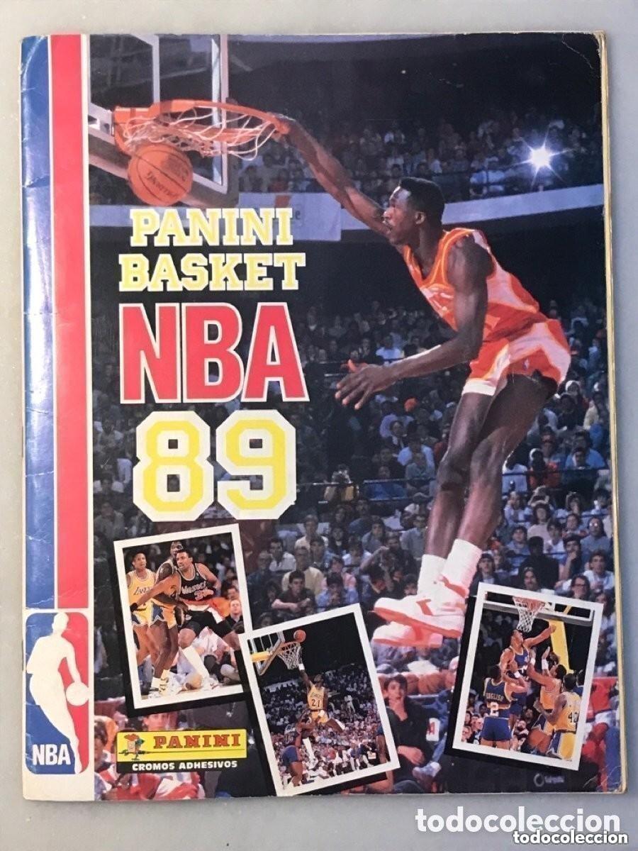 Coleccionismo &aacute;lbumes: &Aacute;lbum cromos baloncesto Panini basket NBA 89, con cromo de Jordan