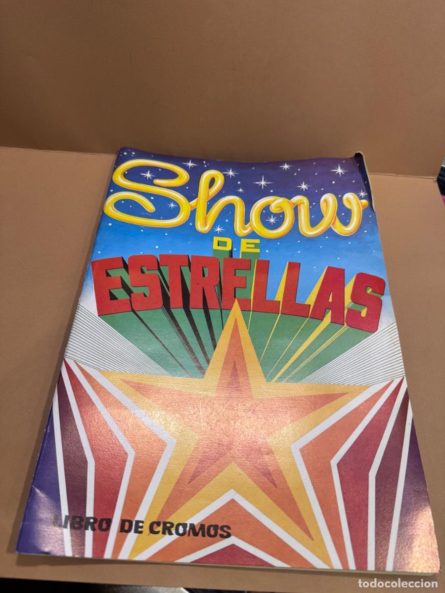 Coleccionismo &aacute;lbumes: SHOW DE ESTRELLAS &Aacute;LBUM DE CROMOS CON 74 CROMOS PEGADOS -EDITORIAL MAGA 1982 (G)