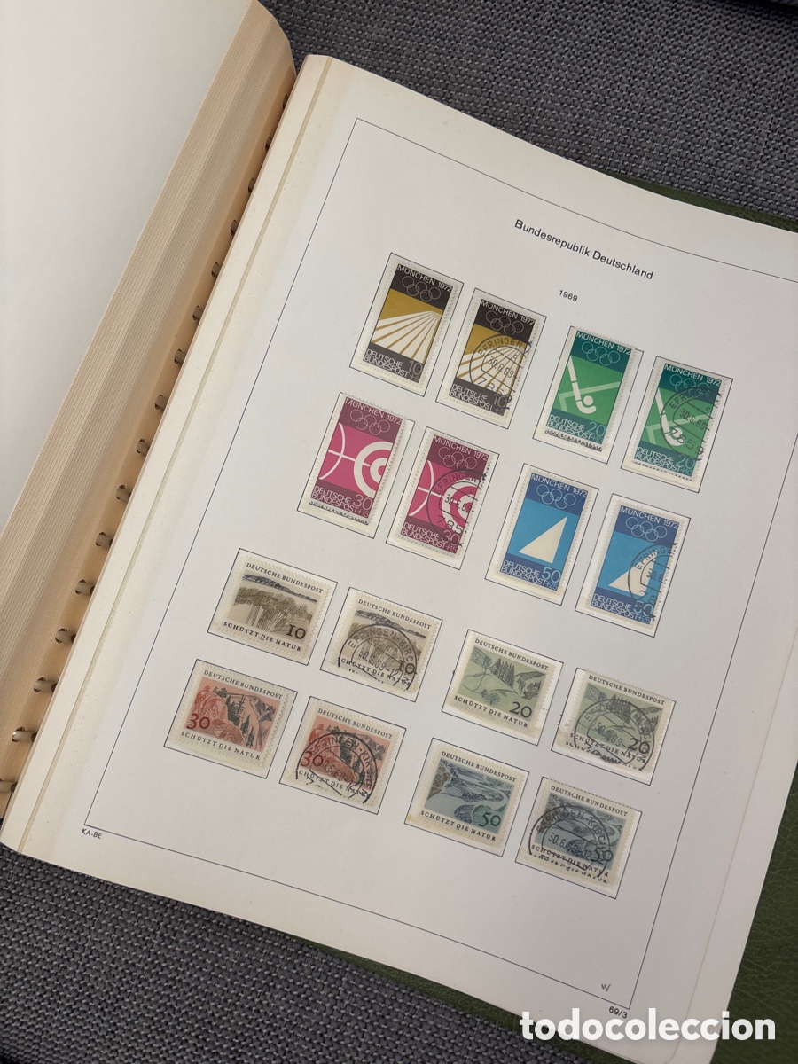 Sammeln Sammelalben: &Aacute;lbum de sellos antiguos alemanes 1949-1969
