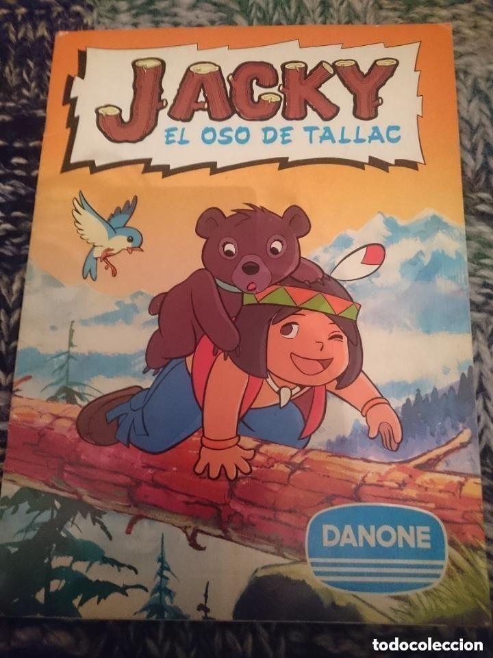 Coleccionismo &aacute;lbumes: ALBUM INCOMPLETO - JACKY EL BOSQUE DE TALLAC -FALTAN SOLO 5 CROMOS ---LEER DETALLES