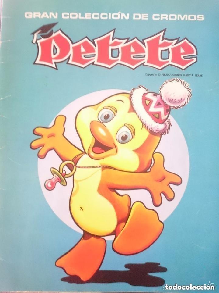 Coleccionismo &aacute;lbumes: ALBUM - GRAN COLECCION DE CROMOS - PETETE - CON 40 CROMOS PEGADOS DE 207