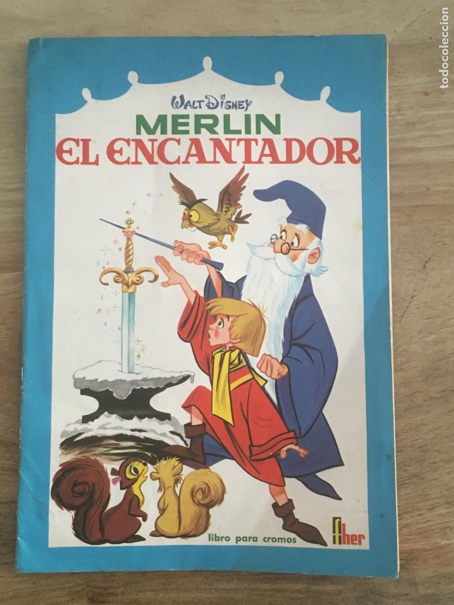 Collectable Incomplete Albums: merlin el encantador disney fher album cromos incompleto perfecto estado como nuevo
