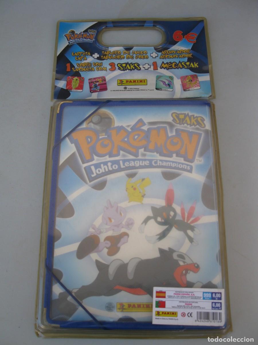 Coleccionismo &aacute;lbumes: POKEMON - JOHTO LEAGUE CHAMPIONS - STAKS - PACK DE INICIO - NUEVO.