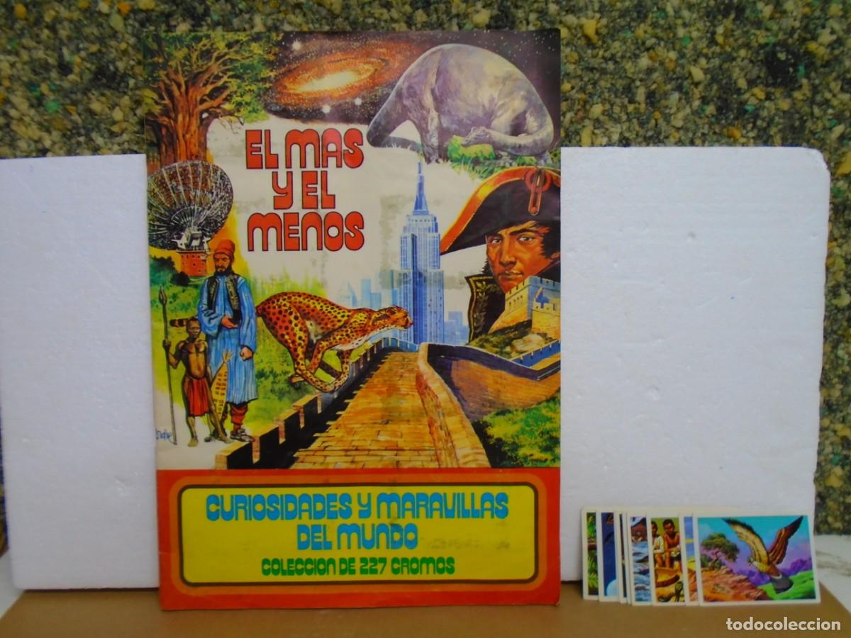 Coleccionismo &aacute;lbumes: ALBUM DE CROMOS&rdquo;EL MAS Y EL MENOS&rdquo;EDIT. RUIZ ROMERO(1975) CONTIENE 225 CROMOS.