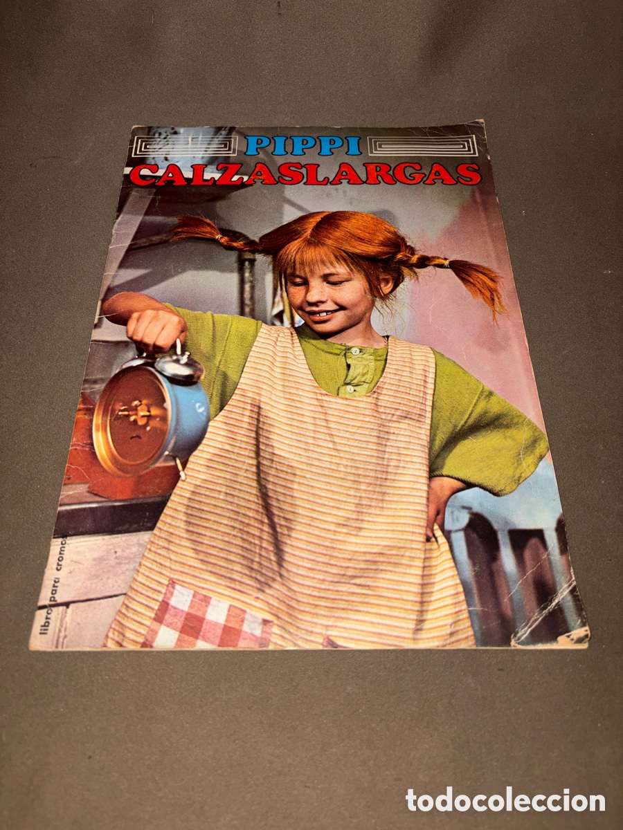 Collectable Incomplete Albums: Antiguo &aacute;lbum de cromos*PIPPI CALZASLARGAS*,fher,precio 20 ptas,Incompleto