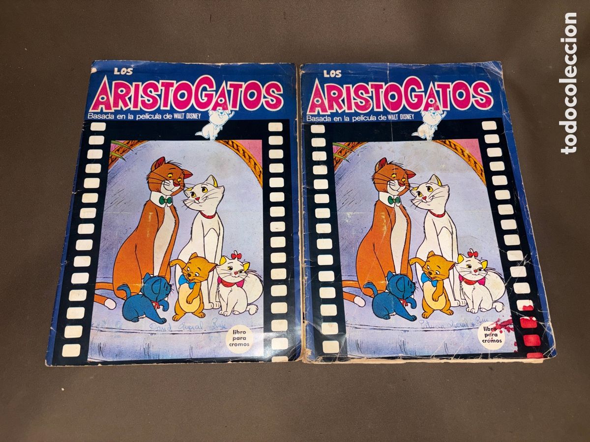 Coleccionismo &aacute;lbumes: Lote de 2 &aacute;lbumes*LOS ARISTOGATOS*de fher*ver fotos*incompleto*