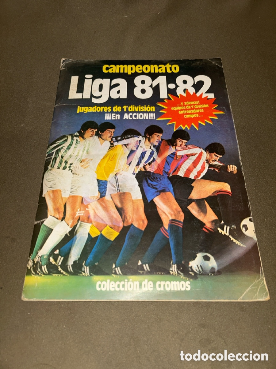 Coleccionismo &aacute;lbumes: &Aacute;LBUM CROMOS DE FUBTOL CAMPEONATO LIGA 81-82 *VER FOTOS*