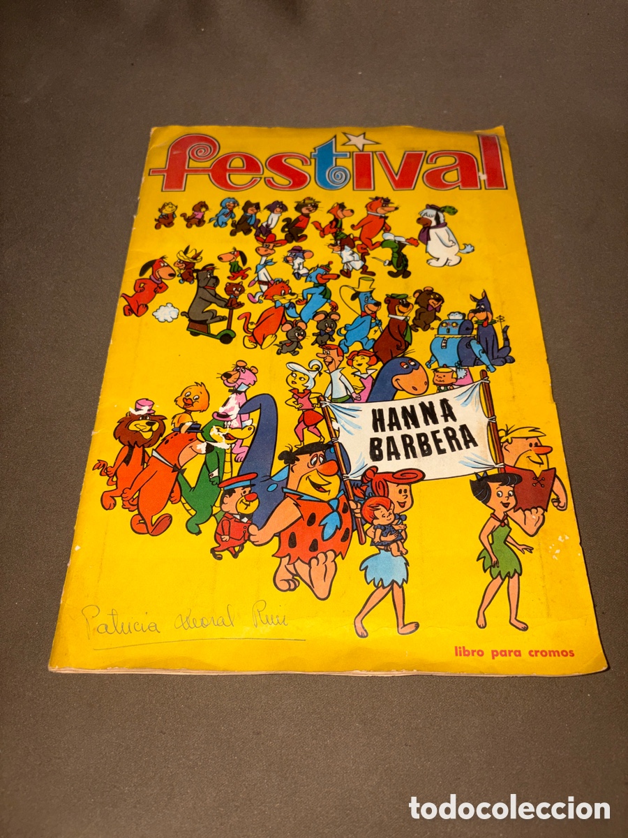 Coleccionismo &aacute;lbumes: Antiguo &aacute;lbum de cromos*FESTIVAL*1971*HANNA BARBERA*INCOMPLETO