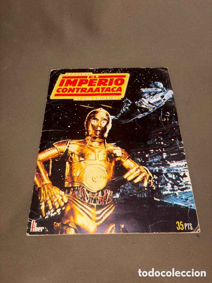 Coleccionismo &aacute;lbumes: ANTIGUO &Aacute;LBUM DE CROMOS*LA GUERRA DE LAS GALAXIAS*(EL IMPERIO CONTRAATACA)INCOMPLETO,FHER,35PTAS